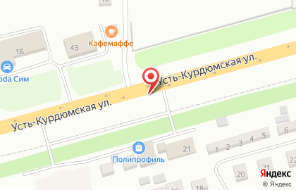 Строительный супермаркет Леруа Мерлен на Усть-Курдюмской улице на карте