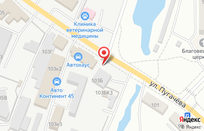Автосервис Сервис-АВТО на улице Пугачёва на карте