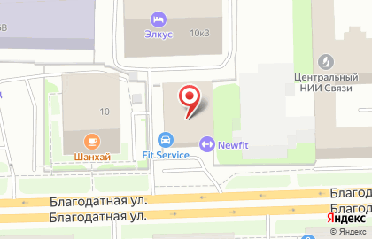 Иванко-спб на Благодатной улице на карте