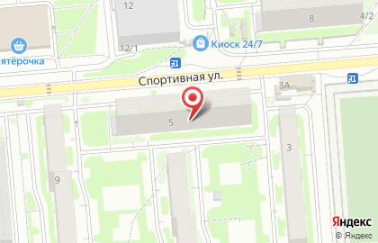 Продуктовый магазин в Новосибирске на карте