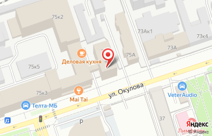 Кит на улице Окулова на карте