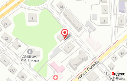 Многофункциональный юридический центр в Центральном районе на карте