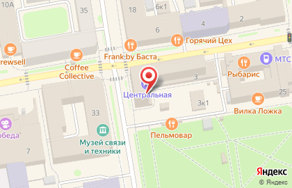 Новосибирский филиал Банкомат, ГЛОБЭКСБАНК, АО на улице Ленина, 3 на карте
