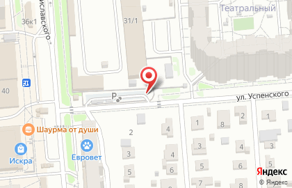 Автостоянка в Новосибирске на карте