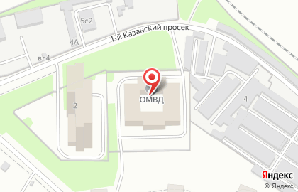 Отдел МВД России по Рязанскому району г. Москвы в Рязанском районе на карте