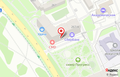Ресторан быстрого питания SubWay на улице Лермонтова, 267/3 на карте