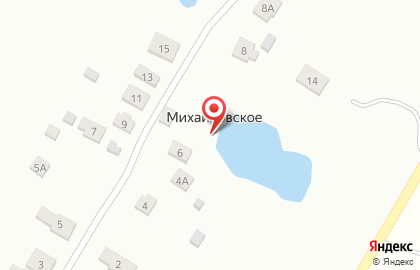 Шаховская кирпичная компания в деревне Михайловское на карте