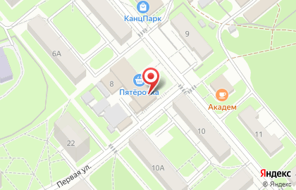 Магазин цветов Букетия на карте