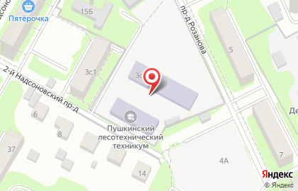 Профессиональное училище №54, г. Пушкино на карте