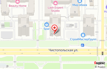 Стоматологический центр Дентал+ в Ново-Савиновском районе на карте