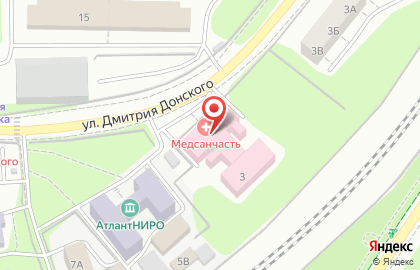 ЛДЦ МИБС (МРТ на Дмитрия Донского) на улице Дмитрия Донского на карте