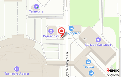 Шиномонтажная мастерская R16 на Чистопольской улице на карте