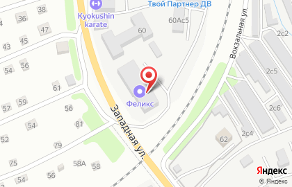 Булошная на улице Дежнева на карте