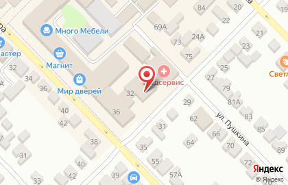 Мебельный салон в Ростове-на-Дону на карте