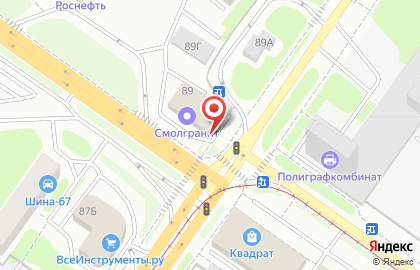 Магазин автотоваров Автосклад на улице Шевченко на карте