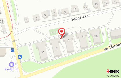 Продовольственный магазин Велес на Боровой улице на карте