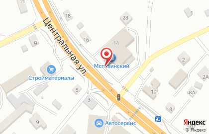 Мстихинский на карте