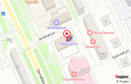 Магазин Монетка в Челябинске на карте