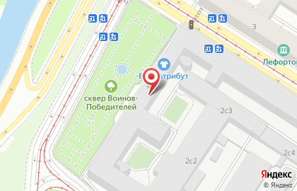 Магазин фастфудной продукции на Красноказарменной, 2 на карте
