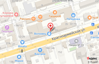 Оптовая фирма Татьяна на Красноармейской улице на карте