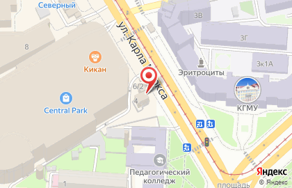 ФОРУС Банк на улице Карла Маркса на карте