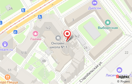 Торговая компания Петровский Кондитерский Дом на Торжковской улице на карте