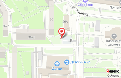 Киоск по продаже деревенского молока в Саранске на карте