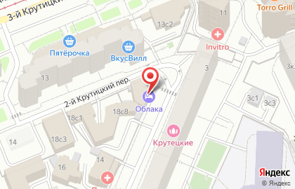 Отель Облака на карте