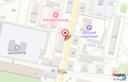 Торговая лавка на улице Мира на карте