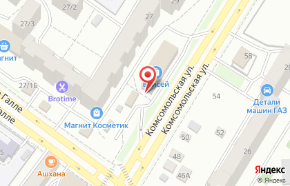 Торговый комплекс Енисей в Советском районе на карте