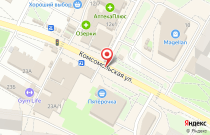 Магазин головных уборов на Комсомольской, 15 на карте