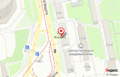 Парикмахерская Глория в Чкаловском районе на карте