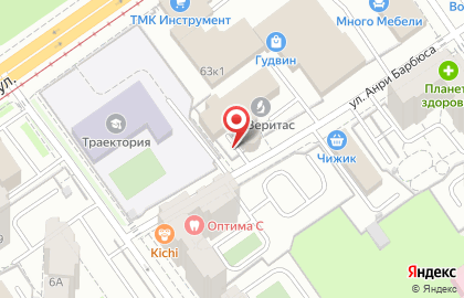 Хороз Пермь на улице Анри Барбюса на карте