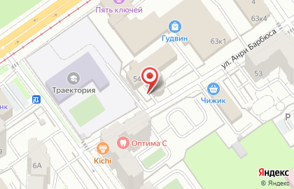 ООО ПромЭкспорт на улице Анри Барбюса на карте