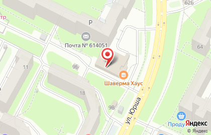 Магазин тканей и фурнитуры, ИП Пермяков Д.Б. на карте