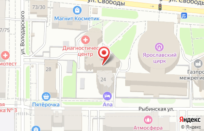 Клининговая компания Золушка в Кировском районе на карте