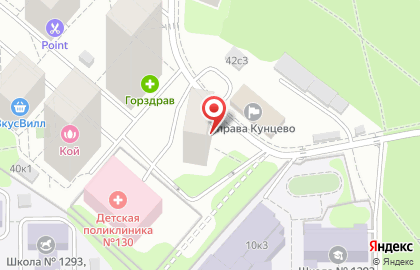 Профсоюз муниципальных работников Западного административного округа г. Москвы на карте