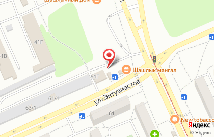 Сервисный центр Фаворит на улице Энтузиастов на карте