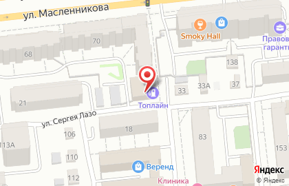 Офис Топлайн в Омске на карте