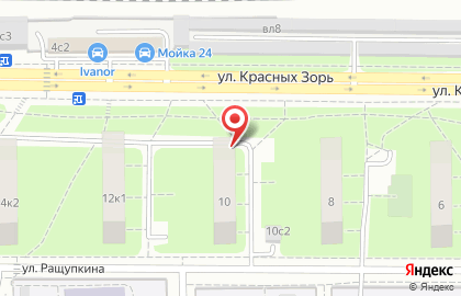 Хвостатый друг на улице Ращупкина на карте