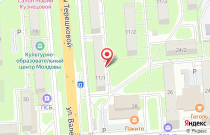 Домовенок на улице Валентины Терешковой на карте