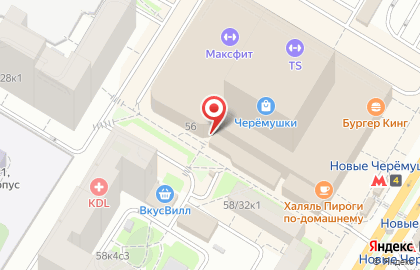 Магазин фастфудной продукции на Профсоюзной улице на карте