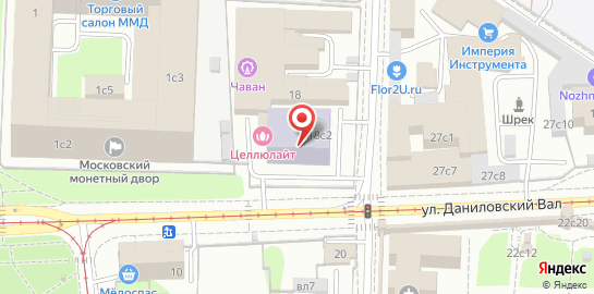 Медицинский центр Целлюлайт на Павловской на карте