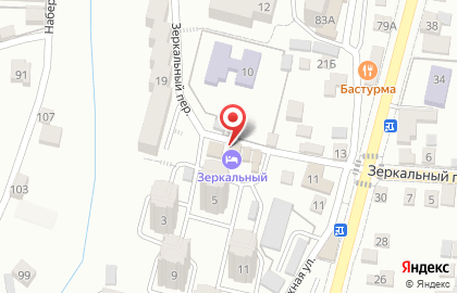 Мясная лавка в Зеркальном переулке на карте