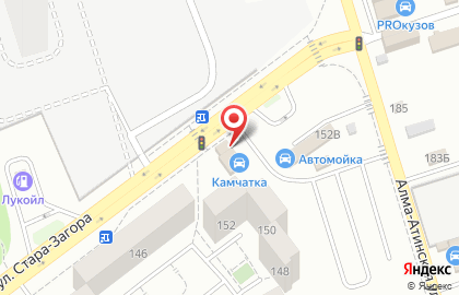 Автосервис Камчатка на Алма-Атинской улице на карте