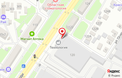 Автосервис МАКСАВТО в Центральном районе на карте