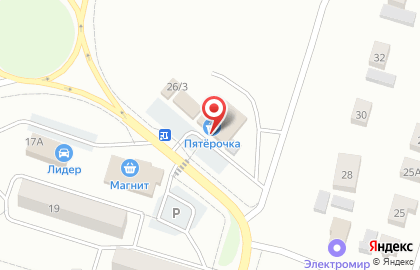 Дискаунтер Пятёрочка на улице Баки Урманче на карте