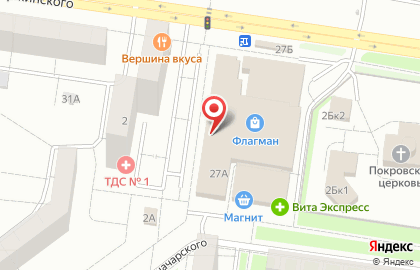 Мясной магазин Народный в Автозаводском районе на карте