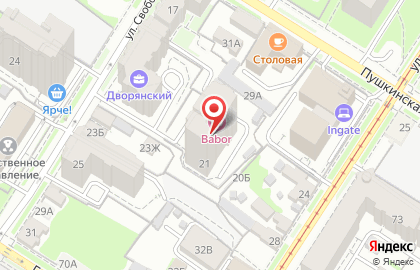 Институт красоты Babor в Советском районе на карте