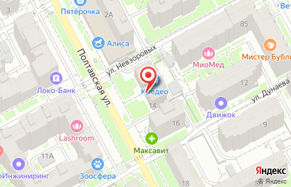 Финансист Нижний Новгород на Полтавской улице на карте